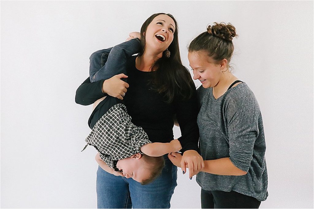 studio photography with white background