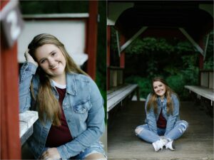 Senior photos at Pine Springs Camp in Jennerstown PA